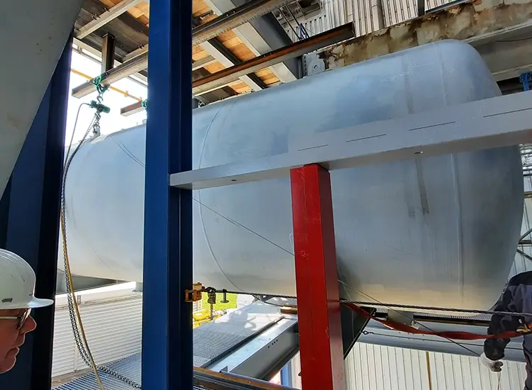 Referenz Entgaserbehälter